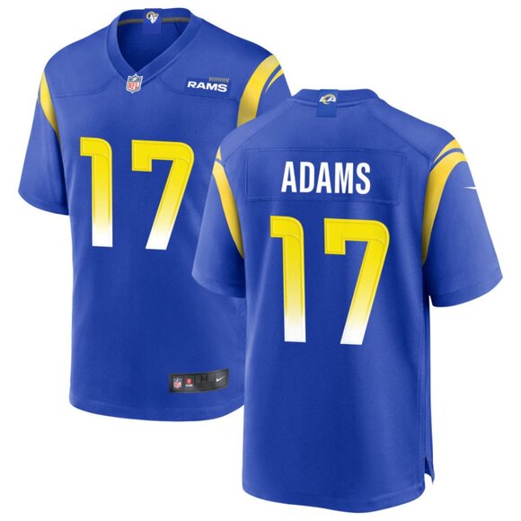 Mens Youths Kids Womens Davante Adams Blue Stitched Jersey